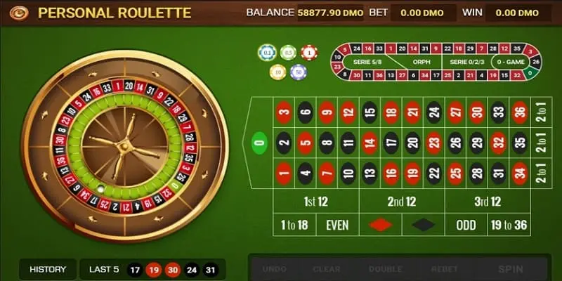 Đặt cược với trò chơi Roulette tại sòng bài KUBET3933